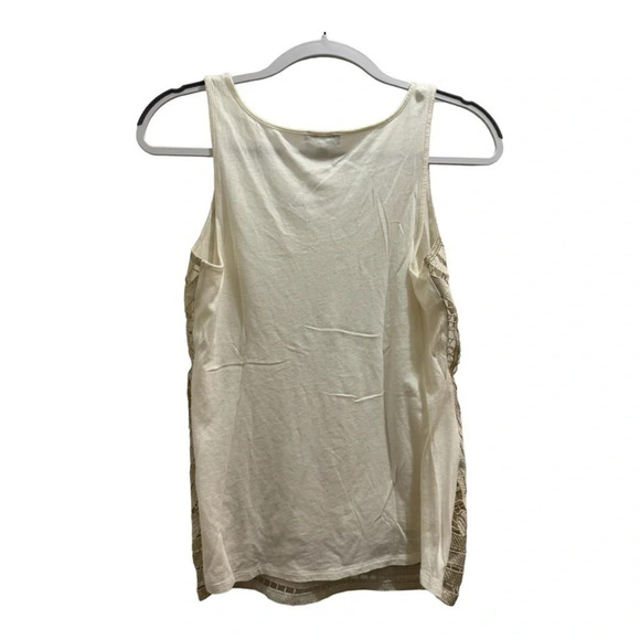 Champagne Glitter Crochet Express Tank - Picture 5 of 5